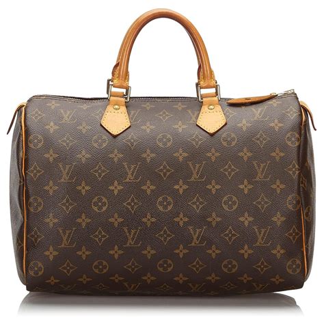louis vuitton brown leather purse